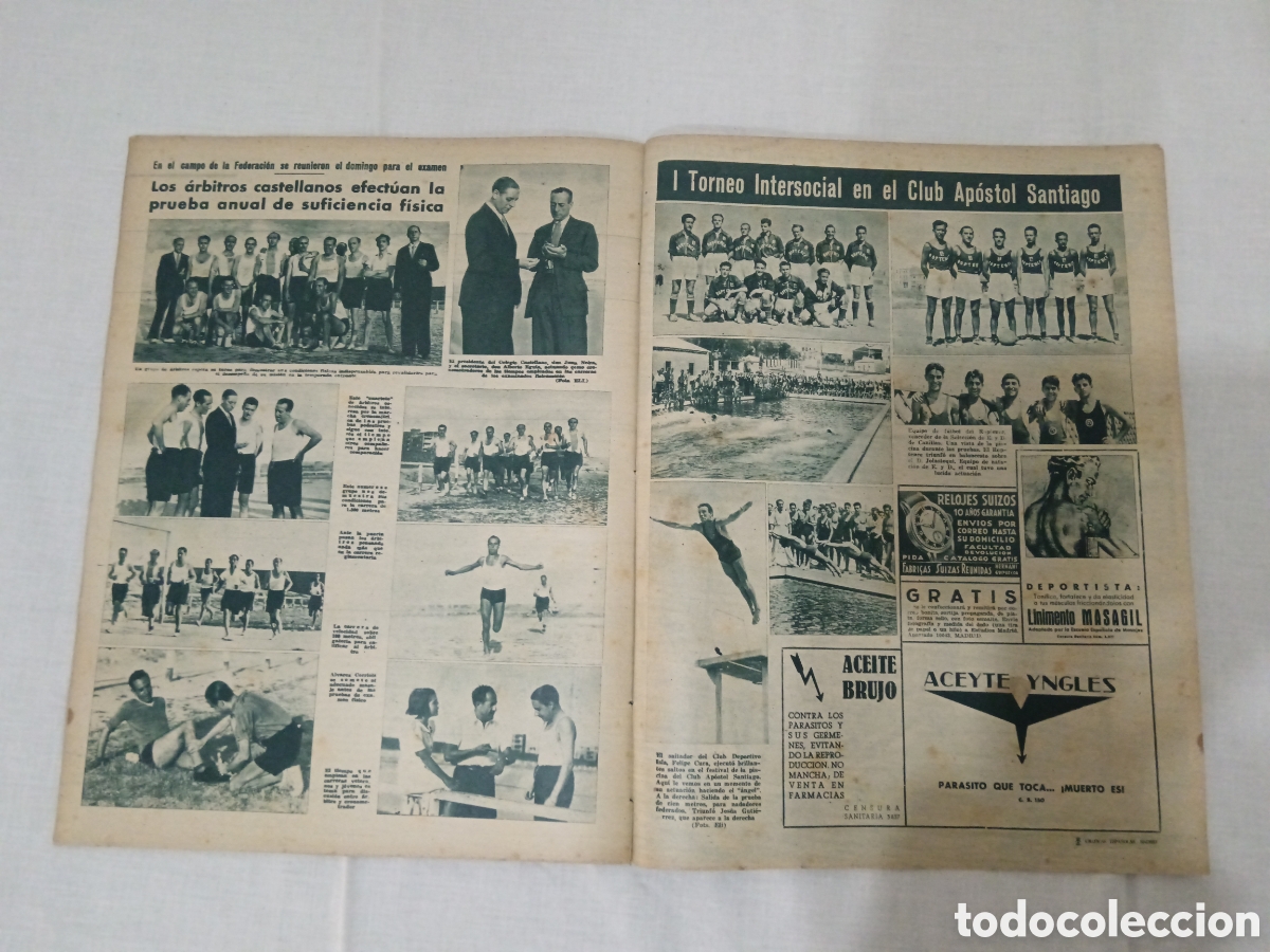 Coleccionismo deportivo: MARCA N&deg; 38 (17/08/1943) - Foto 12