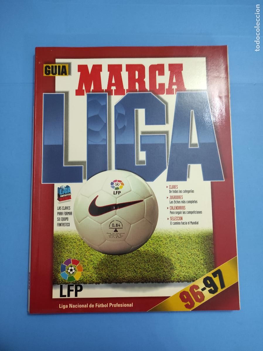 Collectionnisme sportif: GUIA MARCA LIGA 1996-1997/96-97