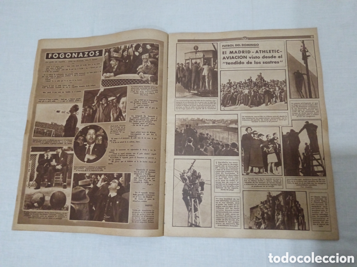 Coleccionismo deportivo: MARCA N&deg; 59 (26/03/1940) - Foto 4