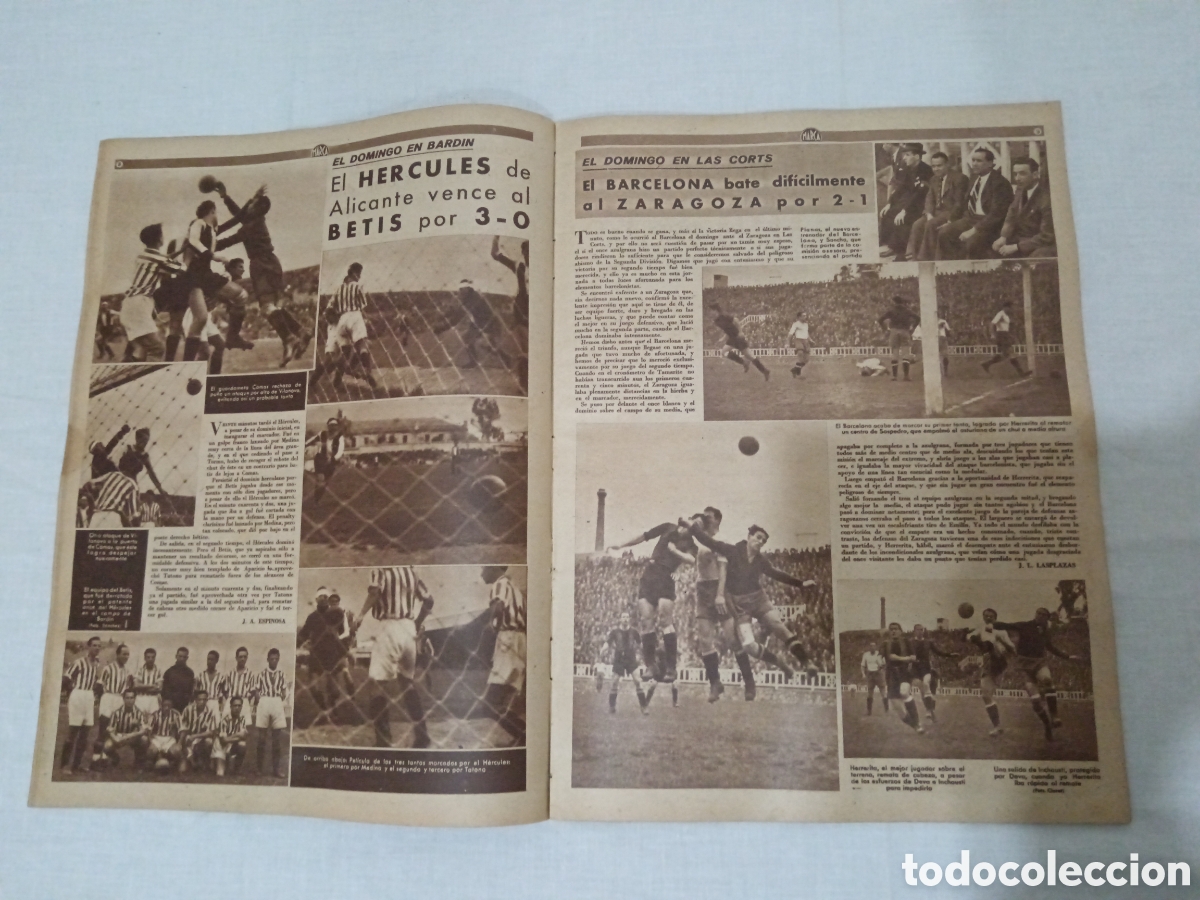 Coleccionismo deportivo: MARCA N&deg; 59 (26/03/1940) - Foto 5