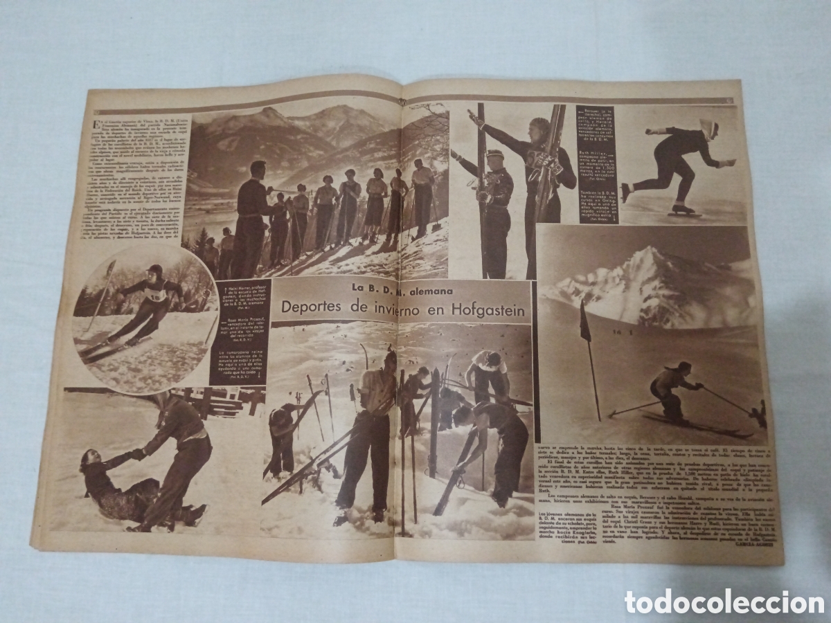 Coleccionismo deportivo: MARCA N&deg; 59 (26/03/1940) - Foto 7