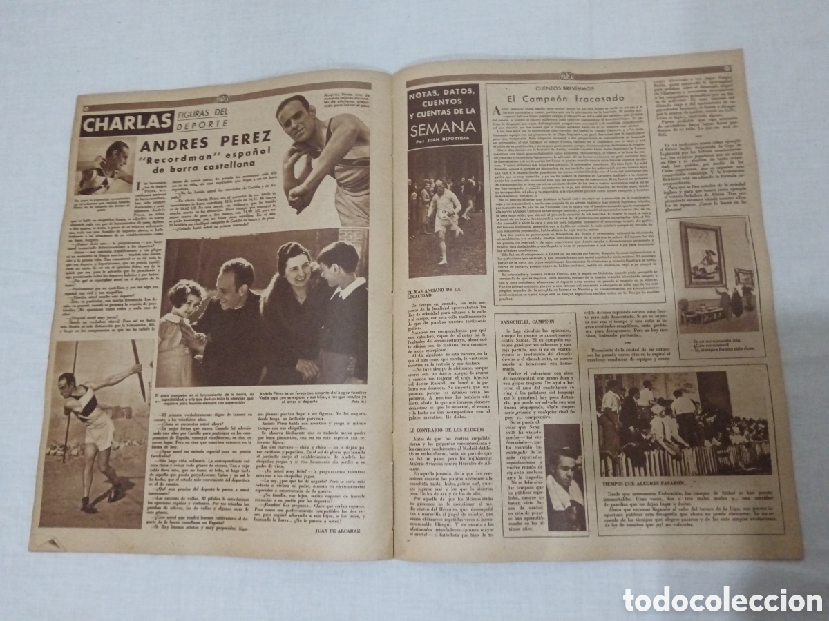 Coleccionismo deportivo: MARCA N&deg; 59 (26/03/1940) - Foto 9