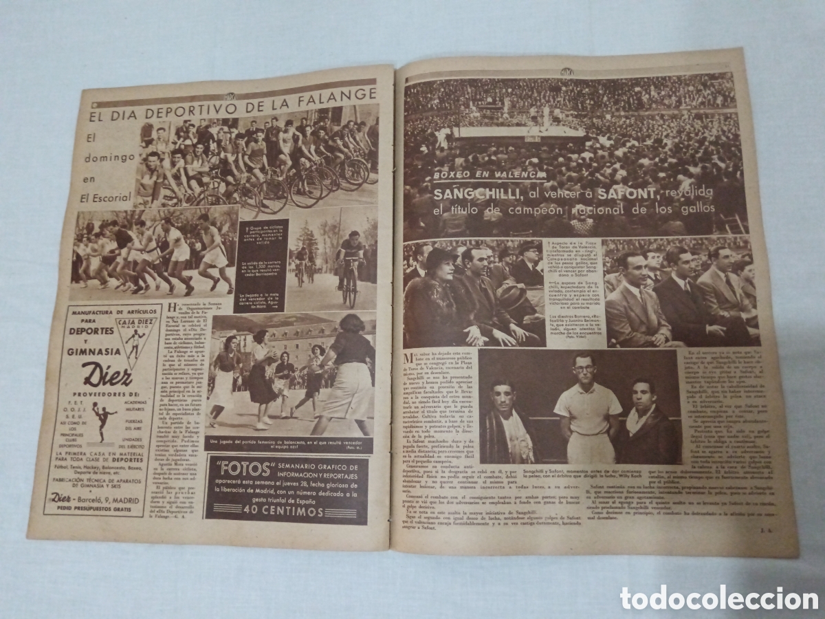Coleccionismo deportivo: MARCA N&deg; 59 (26/03/1940) - Foto 11