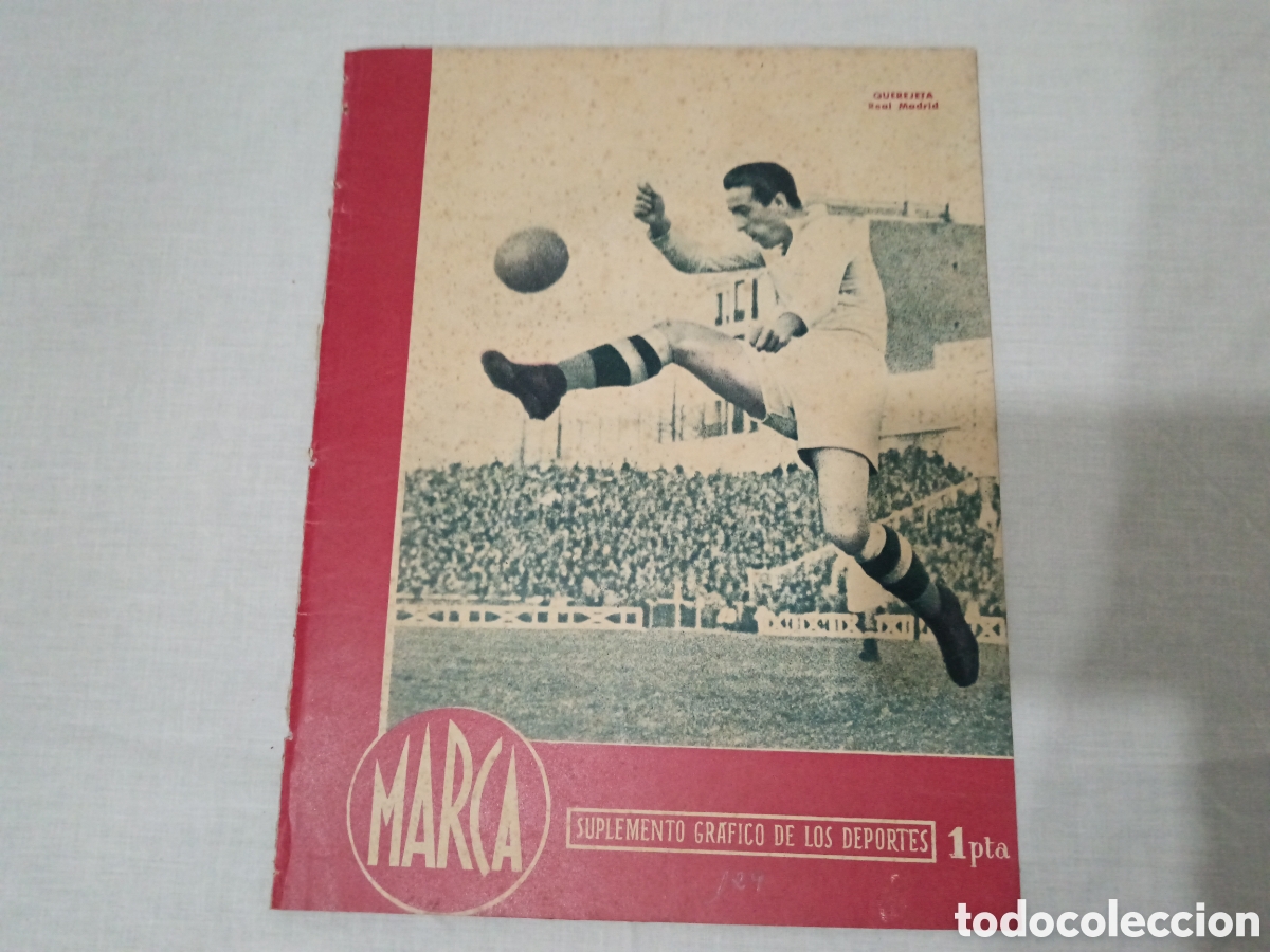 Colecionismo desportivo: MARCA N&deg; 129 (15/05/1945) HOMENAJE A MESA AT AVIACION SEVILLA GIJON OVIEDO