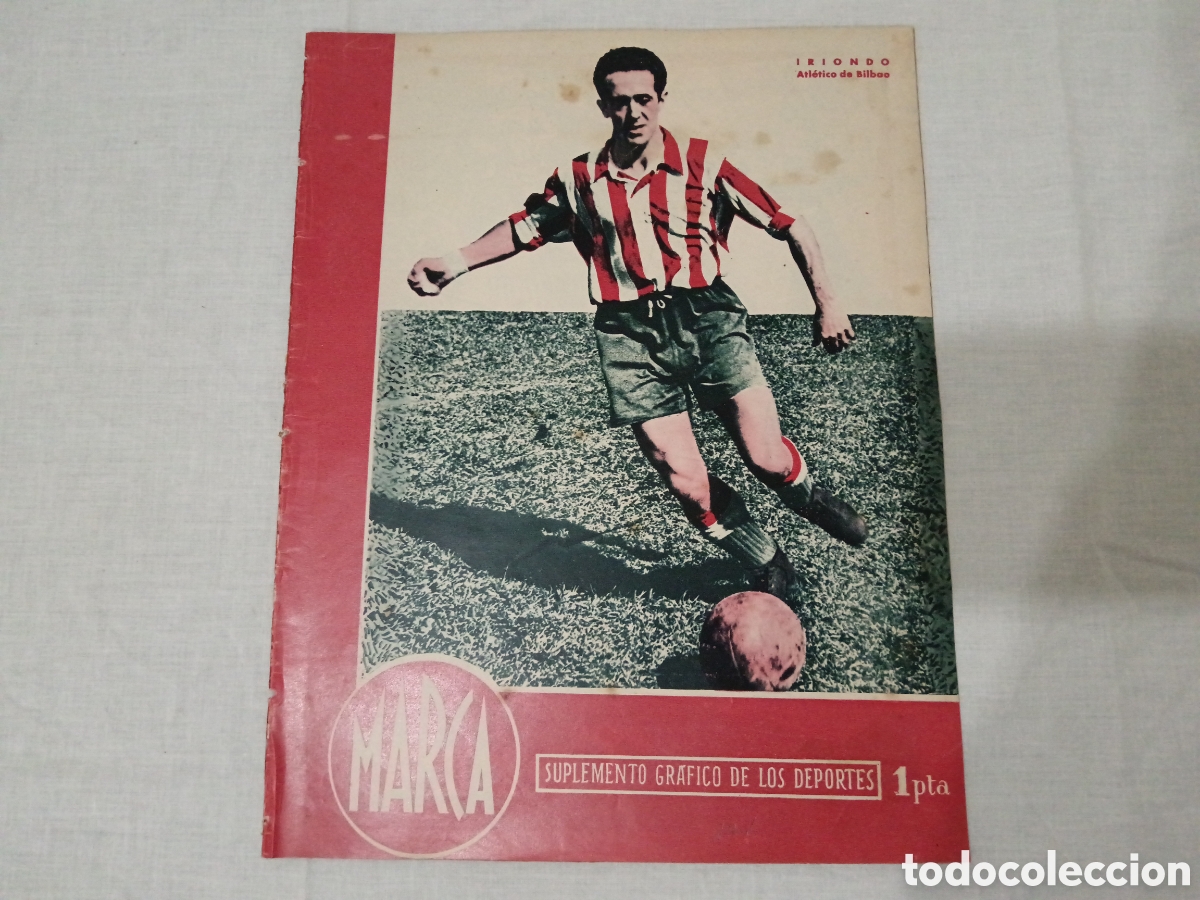 Sammelleidenschaft Sport: MARCA N&deg; 121 (20/03/1945)`POSTER IRIONDO MONCHO RODRIGUEZ REAL MADRID AT AVIACION LIGA LANA TURNER