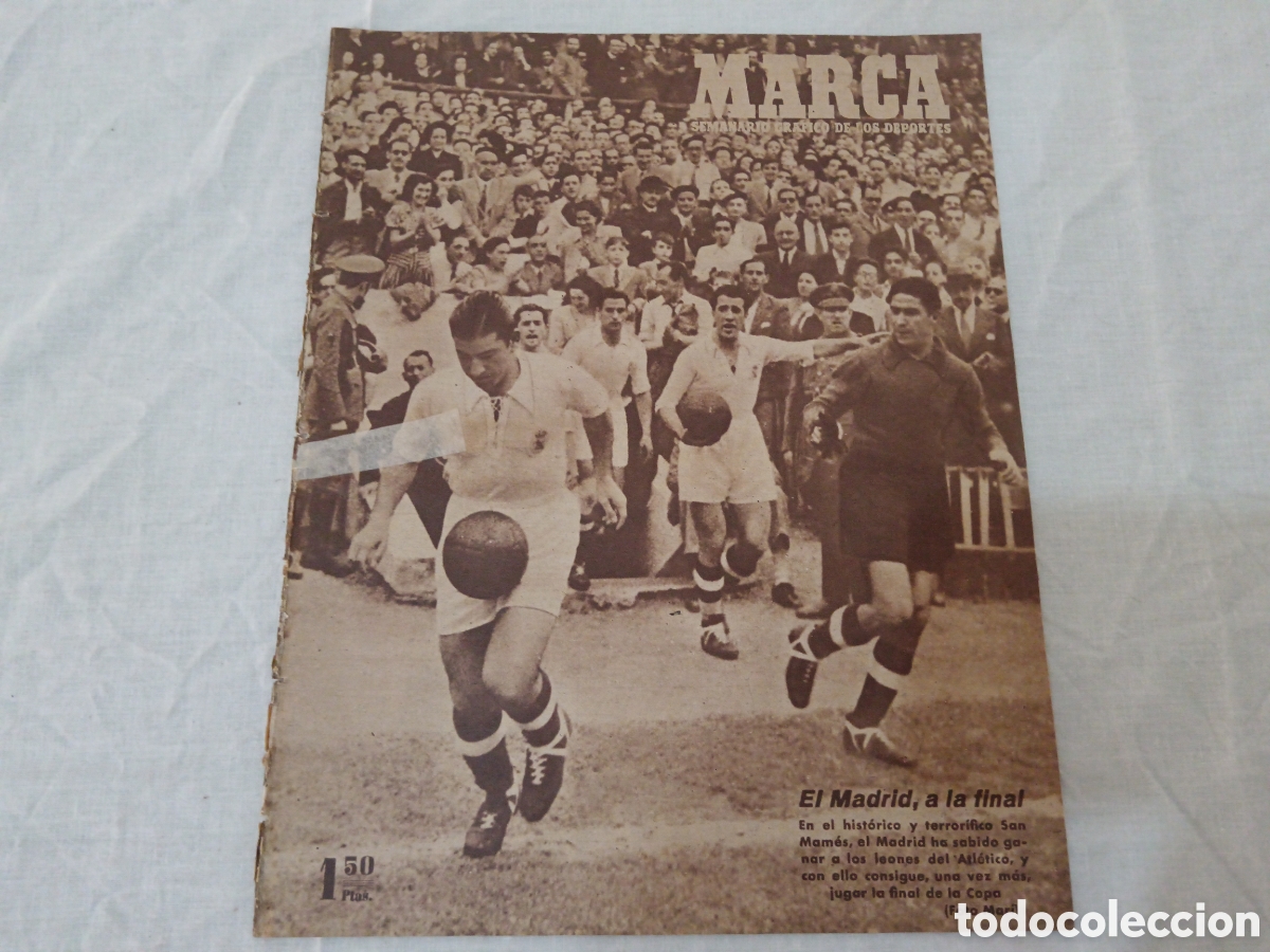 Sammelleidenschaft Sport: MARCA N&deg; 236 (10/06/1947) REAL SOCIEDAD ASCENSO 1 DIV ATH BILBAO REAL MADRID ESPA&Ntilde;OL SEMIFINALES COP