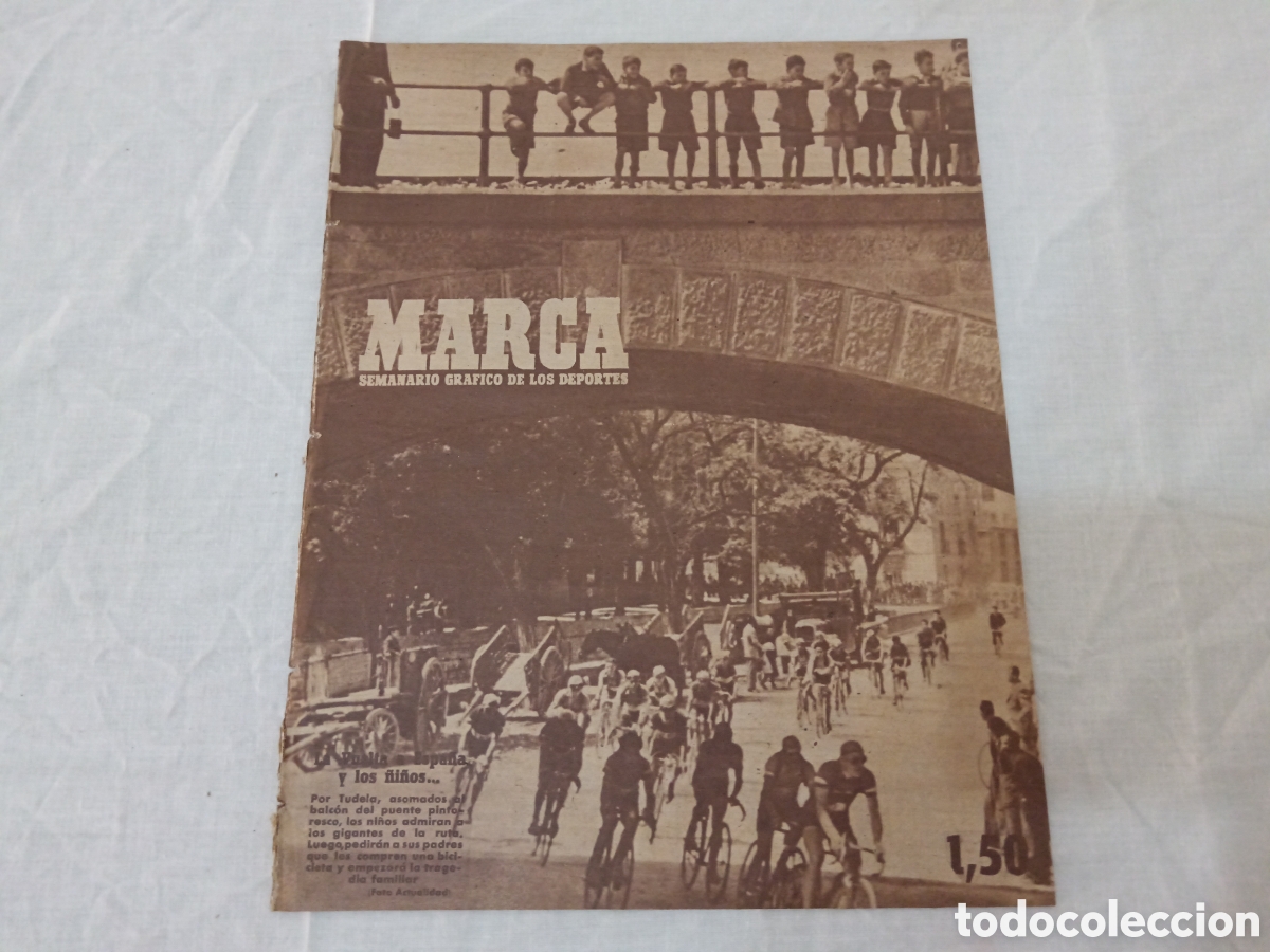Collezionismo sportivo: MARCA N&deg; 234 (27/05/1947) FERROVIARIA CAMPEON ESPA&Ntilde;A AFICIONADOS JORNADA COPA INGLATERRA PORTUGAL