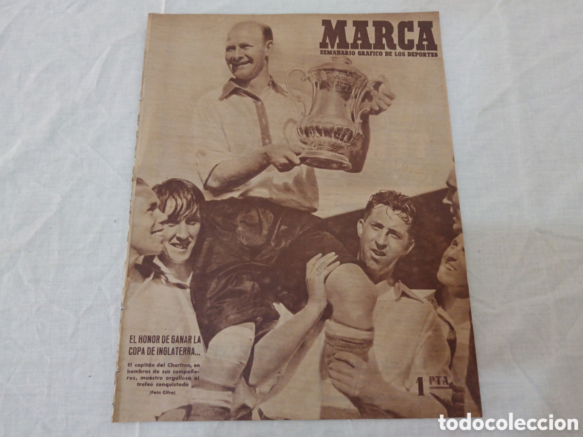 Collezionismo sportivo: MARCA N&deg; 231 (06/05/1947) CHARLTON CAMPEON INGLATERRA JORNADA COPA