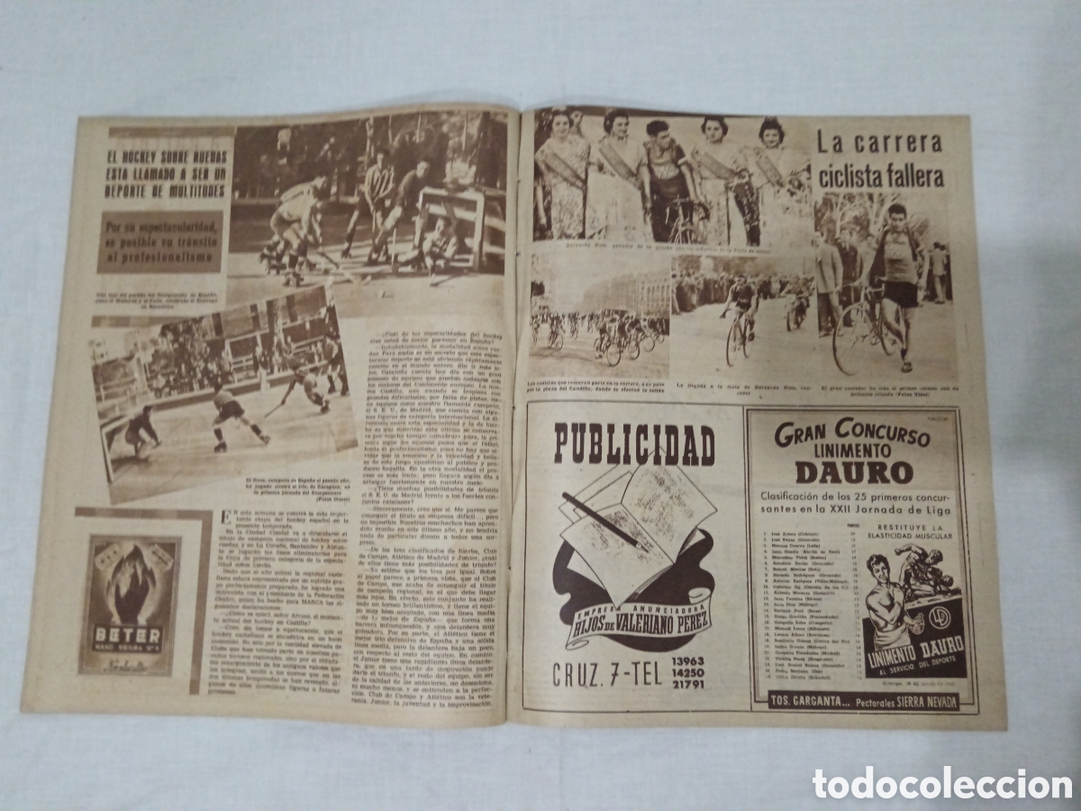 Coleccionismo deportivo: MARCA N&deg; 224 (18/03/1947) - Foto 9