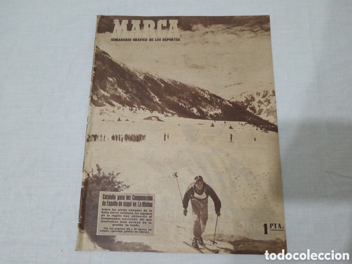 Coleccionismo deportivo: MARCA N&deg; 224 (18/03/1947) - Foto 1