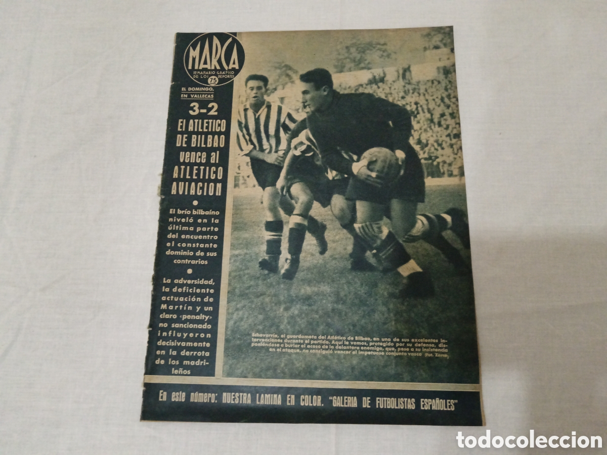 Sammelleidenschaft Sport: MARCA N&deg; 193 (20/10/1942) ESPECIAL METROPOLITANO AT MADRID SANTIAGO BERNABEU REAL MADRID BETIS