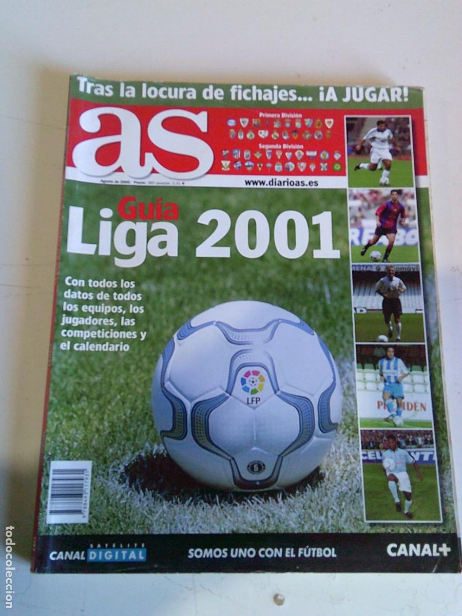 Sammelleidenschaft Sport: Gu&iacute;a Marca Futbol Liga 2001