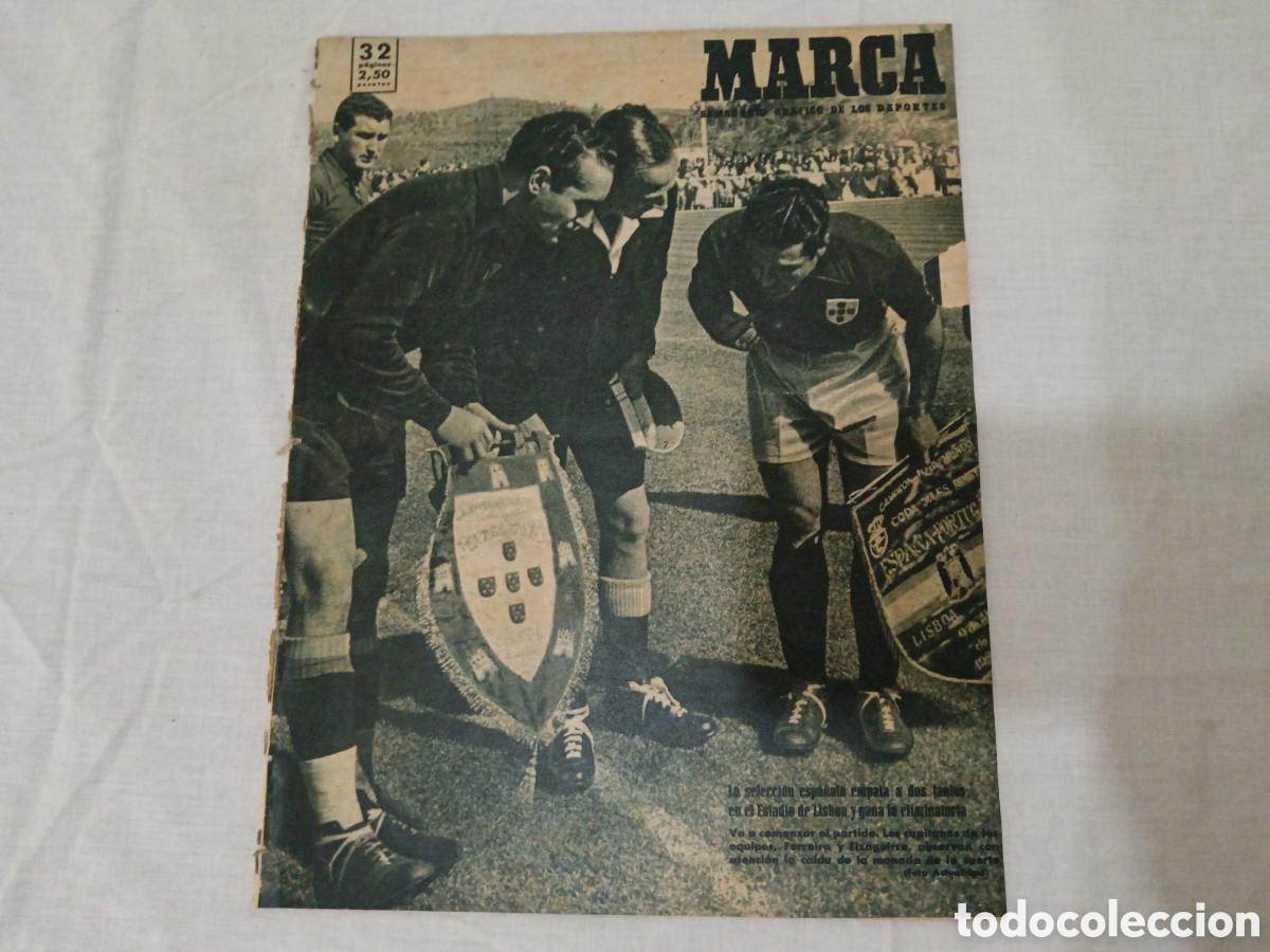 Colecionismo desportivo: MARCA N&deg; 384 (11/04/1950) PORTUGAL ESPA&Ntilde;A MUNDIAL BRASIL 1950