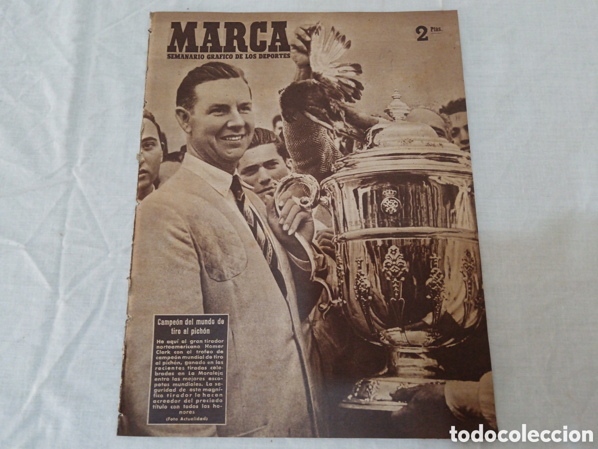 Sammelleidenschaft Sport: MARCA N&deg; 337 (17/05/1949) REAL MADRID v BURNLEY MALAGA ASCENSO 1 DIV