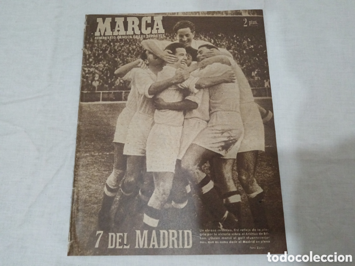 Sammelleidenschaft Sport: MARCA N&deg; 322 (01/02/1949) REAL MADRID VALENCIA LIGA BOXEO GALGOS ESQUI SEL ESPA&Ntilde;OLA