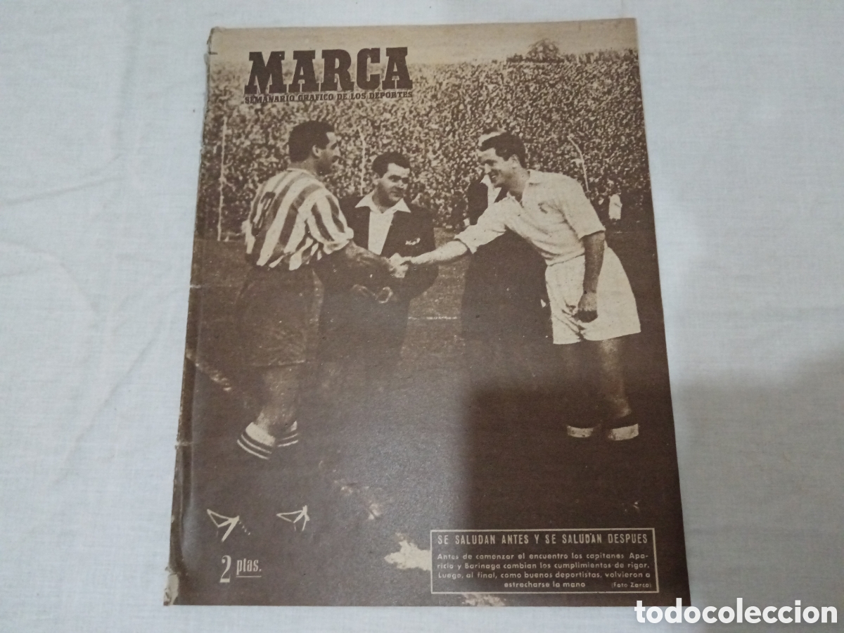 Sammelleidenschaft Sport: MARCA N&deg; 321 (25/01/1949) REAL MADRID AT MADRID BARINAGA LIGA BOXEO GALGOS