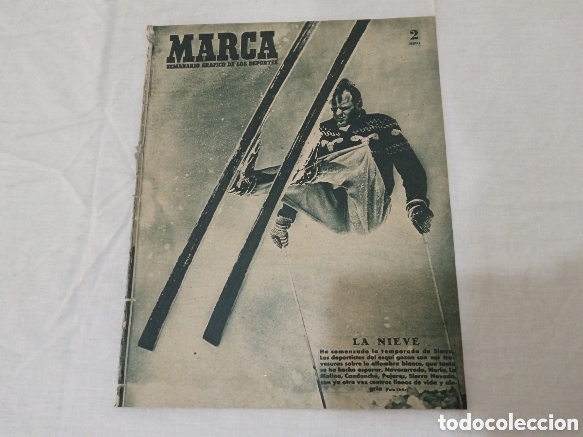 Sammelleidenschaft Sport: MARCA N&deg; 319 (11/01/1949) JOE LOUIS FC BARCELONA REAL MADRID LIGA POBLET