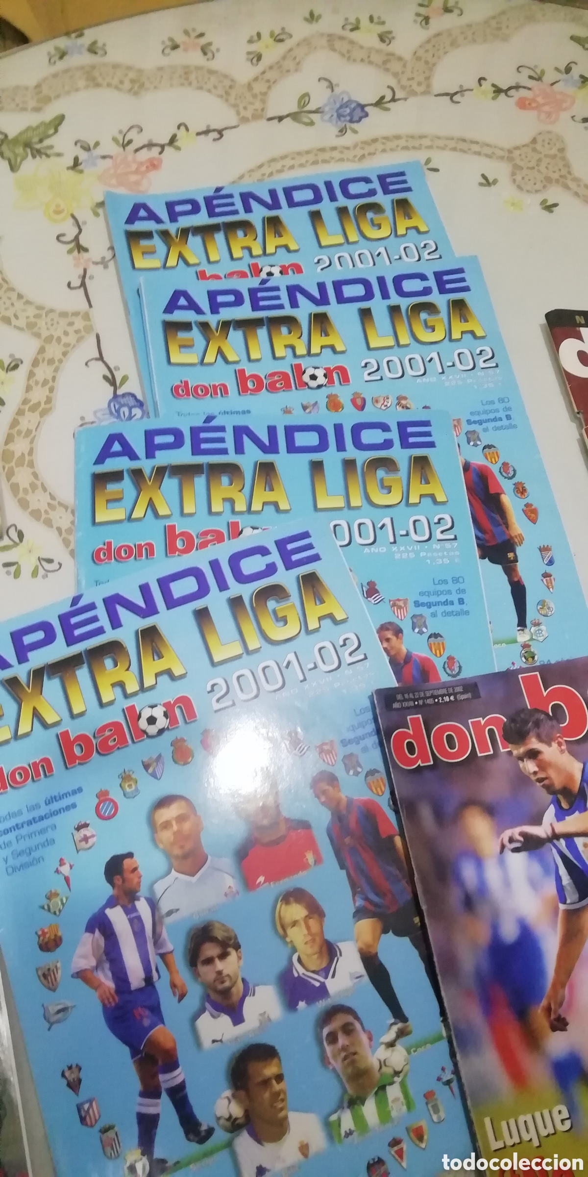 Coleccionismo deportivo: Extra liga ap&eacute;ndice 2001 2002 - Foto 1