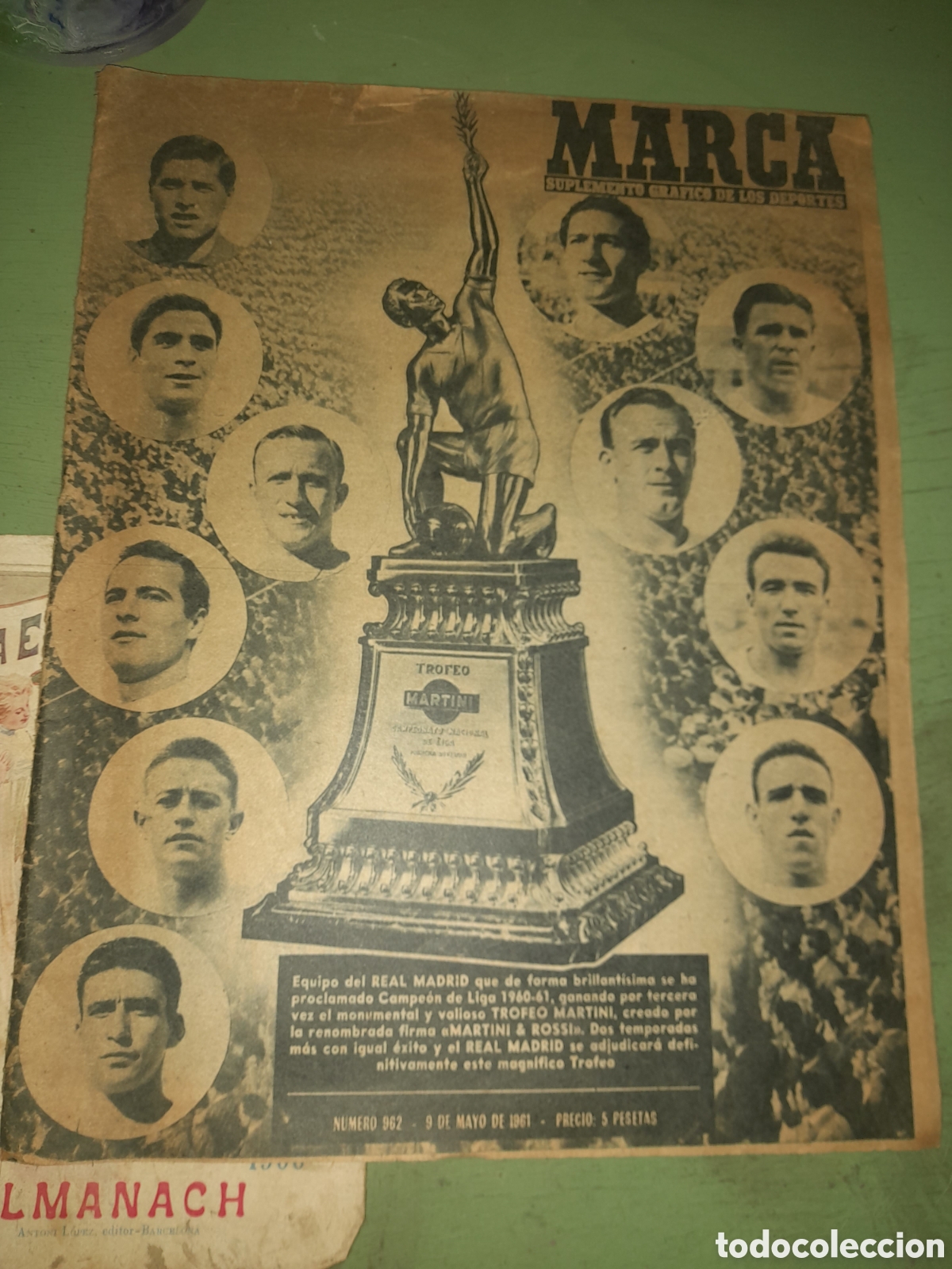 Sammelleidenschaft Sport: Revista Marca n&uacute;mero 962 , a&ntilde;o 1961