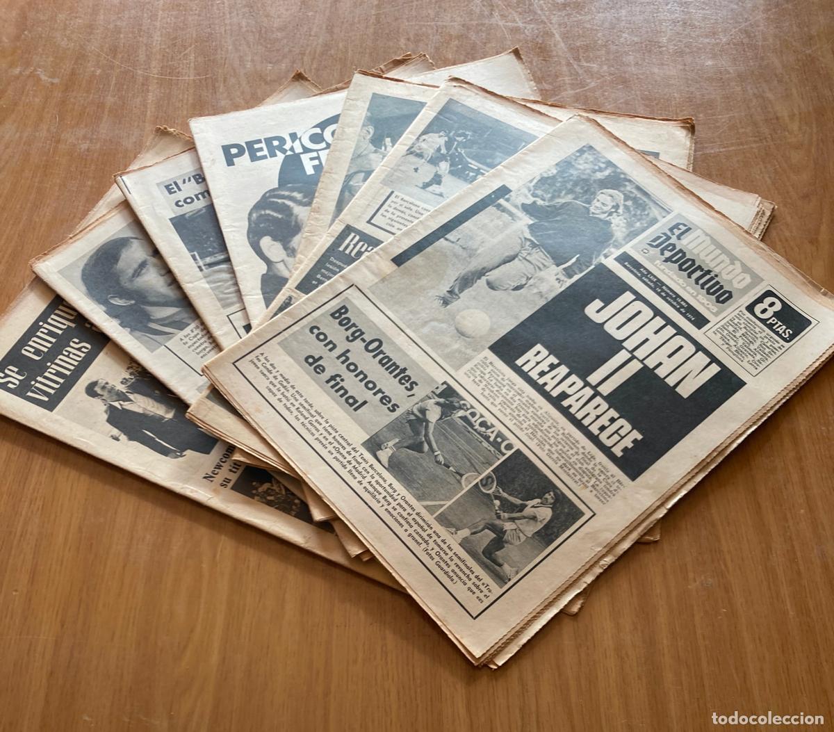 Coleccionismo deportivo: Lote 7 revistas El Mundo Deportivo - A&ntilde;o 1974 - Todas fotografiadas