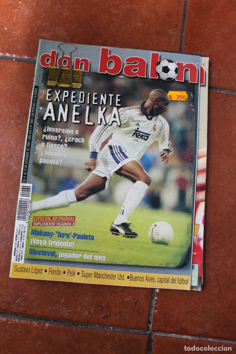 Coleccionismo deportivo: DON BALON N&ordm; 1260 ; EXPEDIENTE ANELKA ; A&Ntilde;O 1999 - Foto 1