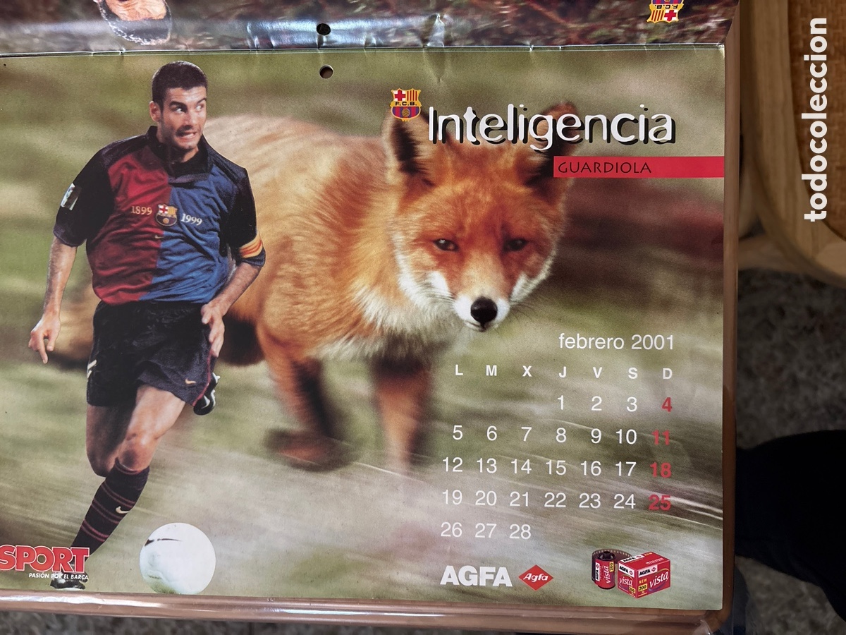 Coleccionismo deportivo: Calendari 2001 Bar&ccedil;a Sport - Foto 2