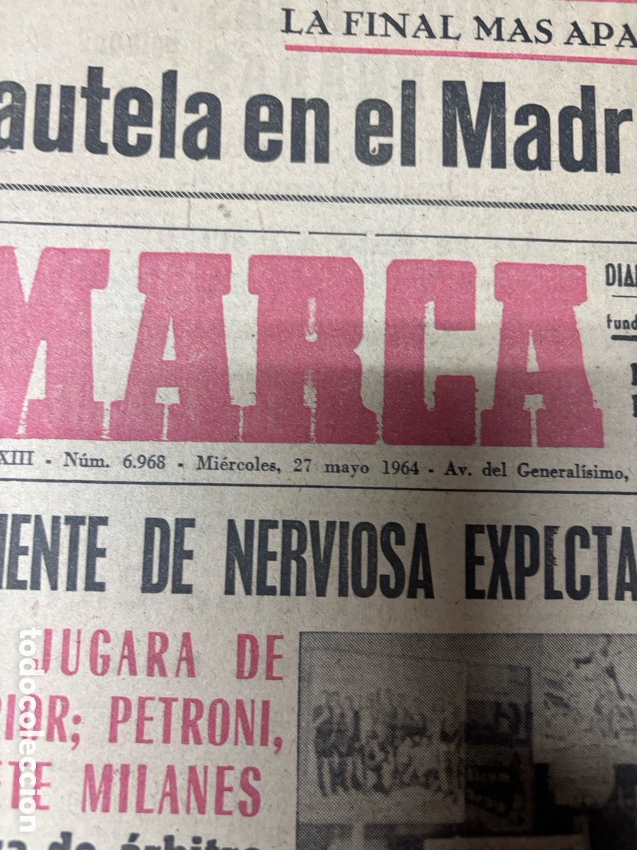 Coleccionismo deportivo: Final Copa de Europa 1964 - Foto 2