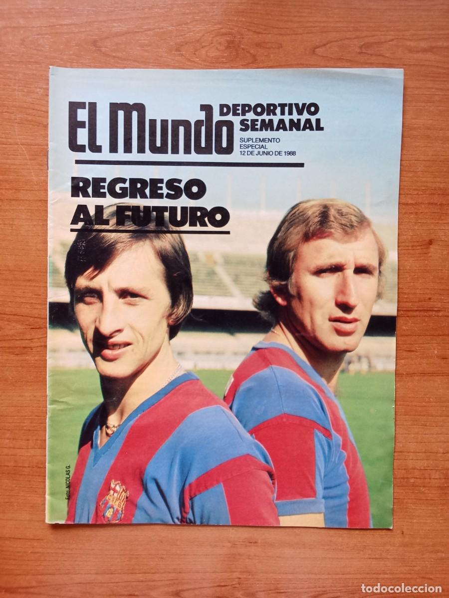 Coleccionismo deportivo: SUPLEMENTO ESPECIAL EL MUNDO Deportivo Semanal Junio 1988 CRUYFF CARL LEWIS