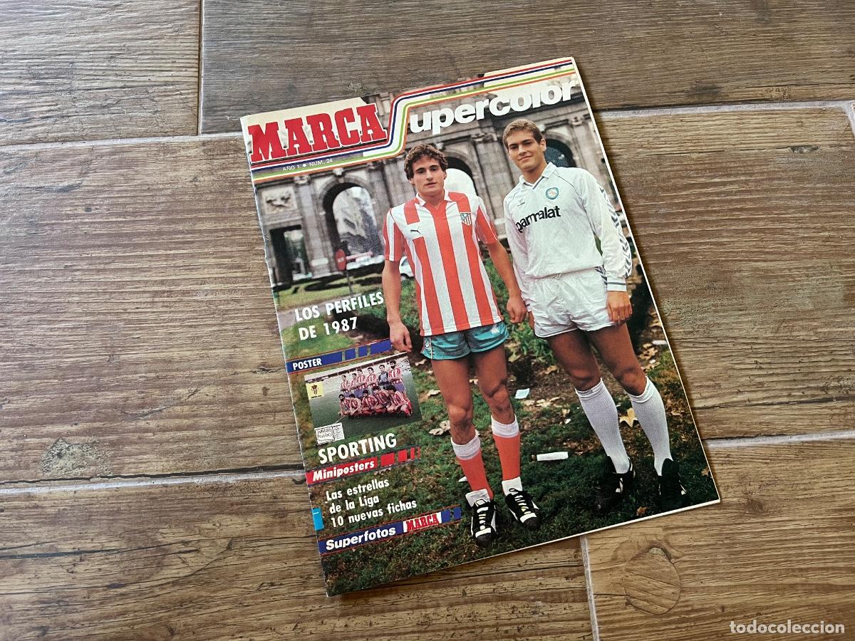 Sports collectibles: MARCA SUPERCOLOR N&Uacute;MERO 24 HERMANOS LLORENTE REAL MADRID Y ATL&Eacute;TICO