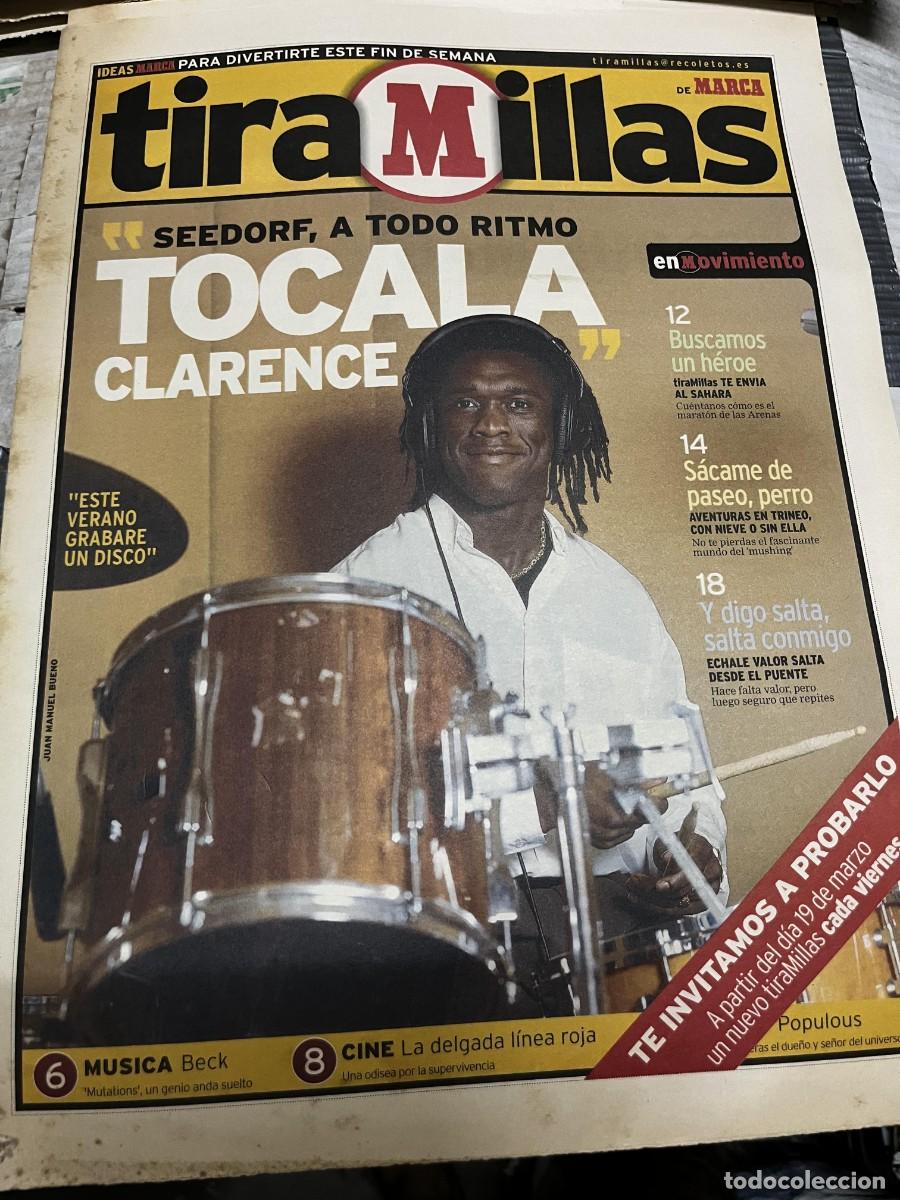Collectionnisme sportif: MARCA TIRAMILLAS # 0 A&Ntilde;O 1999 CLARENCE SEEDORF NUMERO 0 CANTANTE BECK