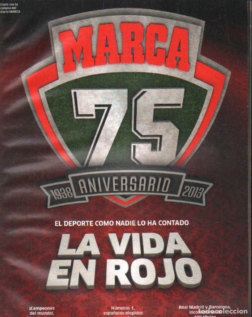 Sports collectibles: MARCA, 75 ANIVERSARIO. EL DEPORTE COMO NADIE LO HA CONTADO, LA VIDA EN ROJO. A-DEP-1133
