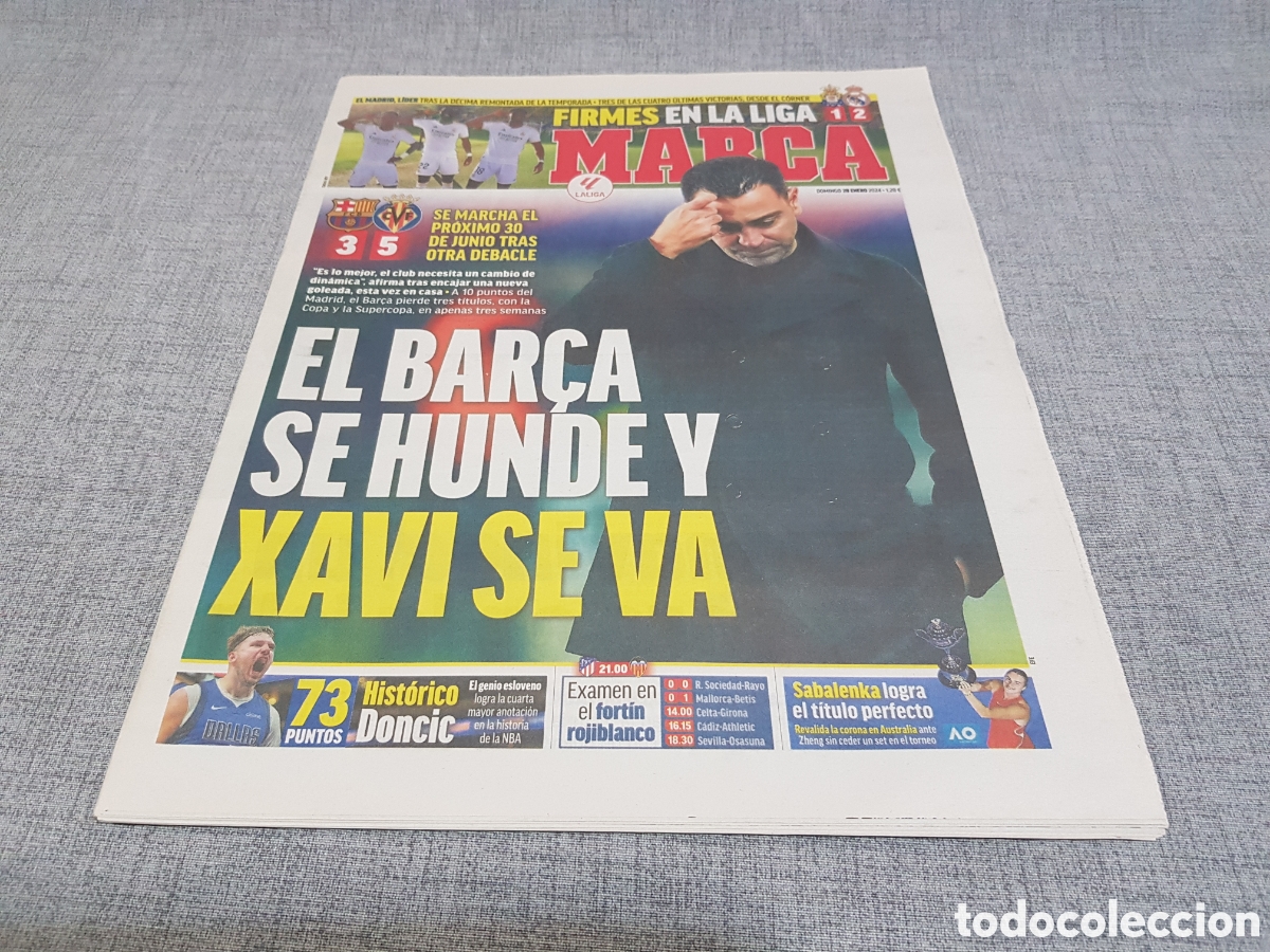 Sports collectibles: MARCA DOMINGO 28 ENERO 2024 NBA BASKET DONCIC TENIS SABALENKA