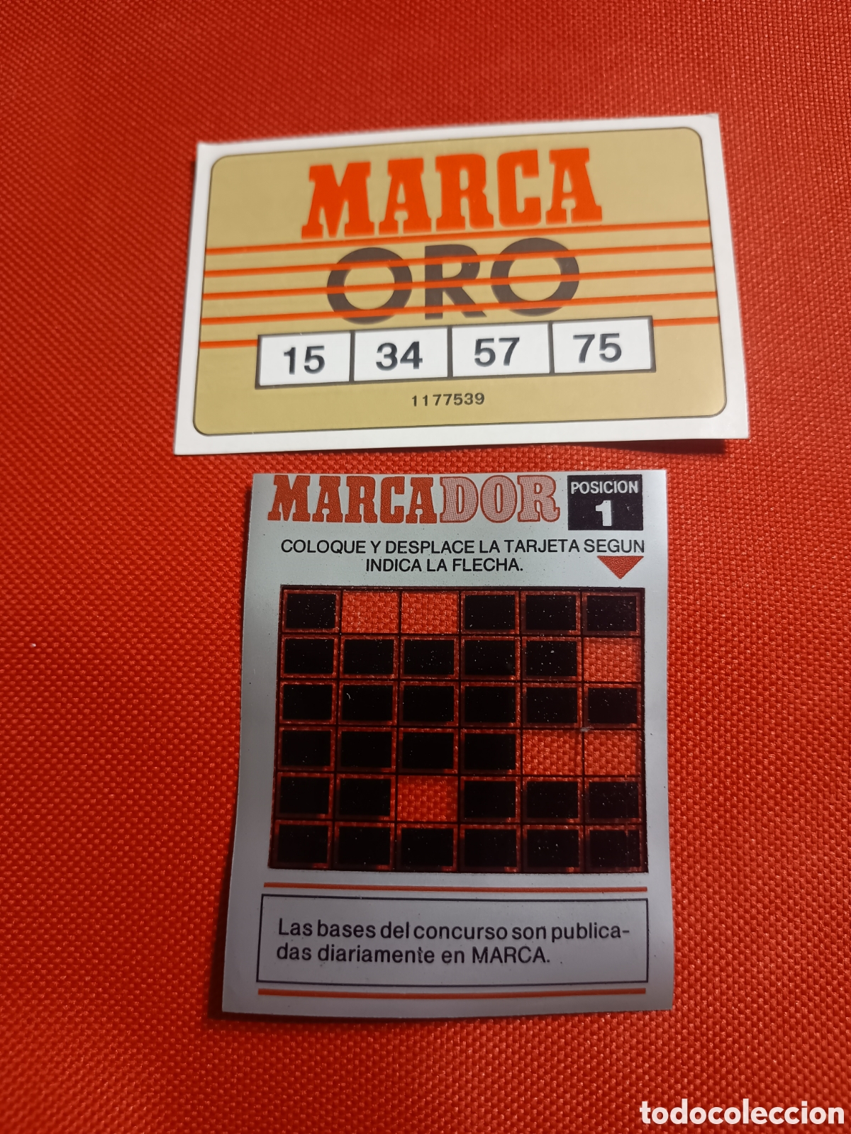 Collectionnisme sportif: TARJETA MARCADOR DE MARCA 1987 Y TARJETA ORO 1988