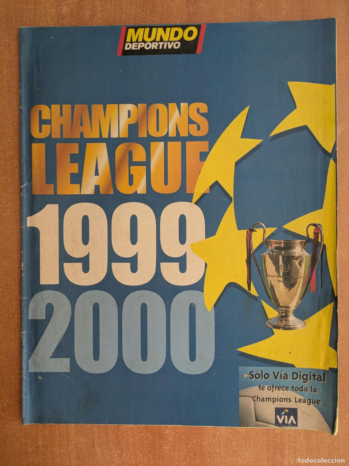 Coleccionismo deportivo: Guia Champions League 1999-2000. Mundo Deportivo.