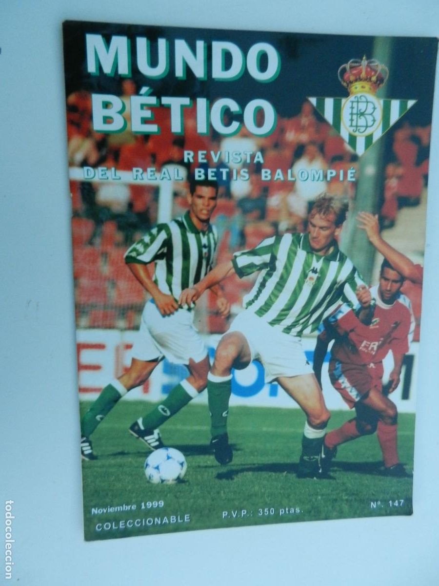 Sammelleidenschaft Sport: MUNDO BETICO - COLECCIONABLE N&ordm; 147 - NOVIEMBRE 1999 - VER SUMARIO