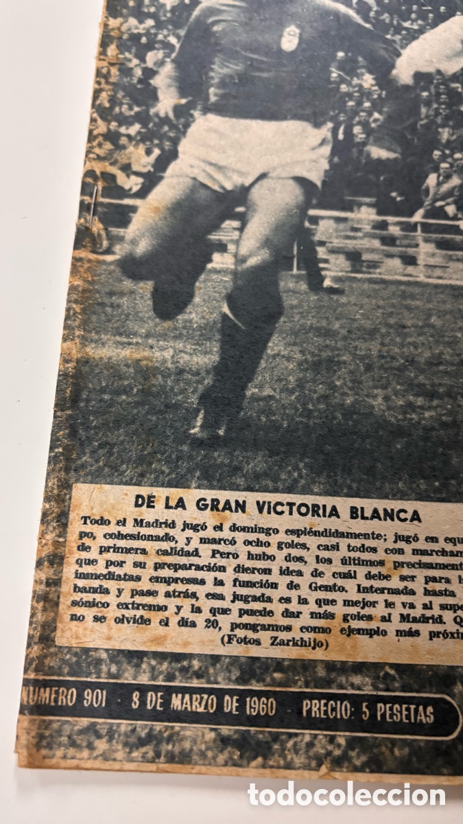 Coleccionismo deportivo: Marca 8 DE MARZO DE 1960 - Foto 2