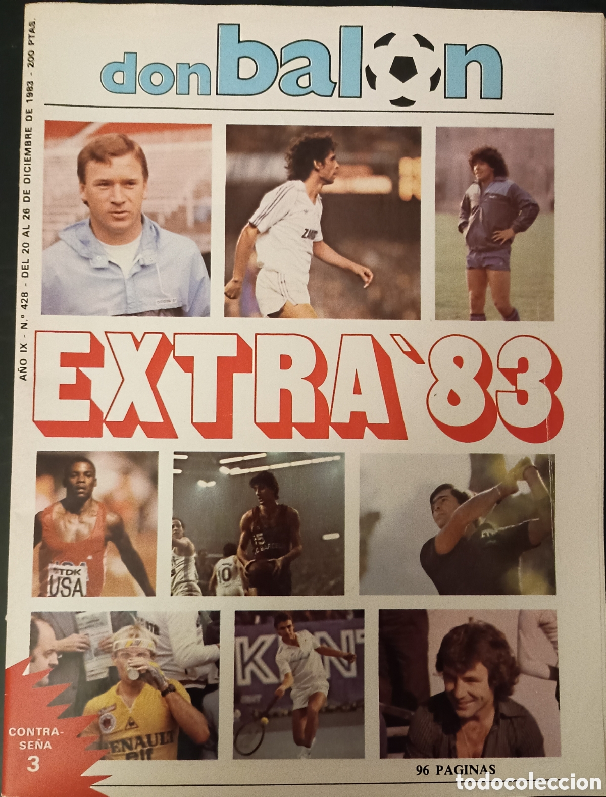 Coleccionismo deportivo: Don Bal&oacute;n. Extra 83. Num. 428 - Foto 1