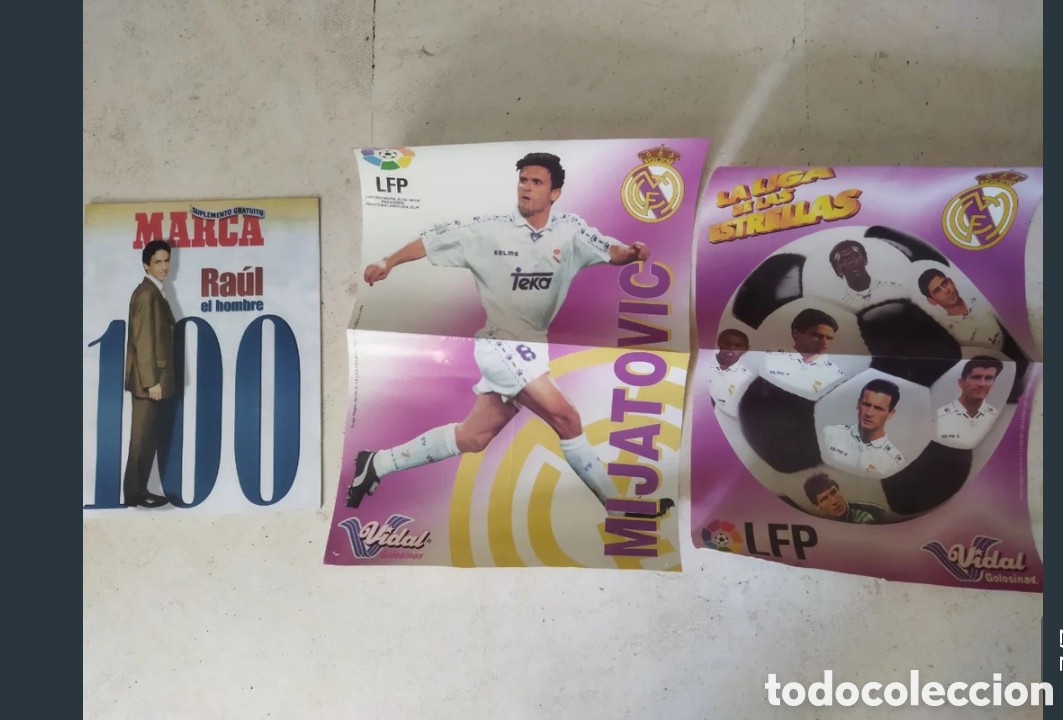 Coleccionismo deportivo: Lote Real Madrid extenso - Foto 9