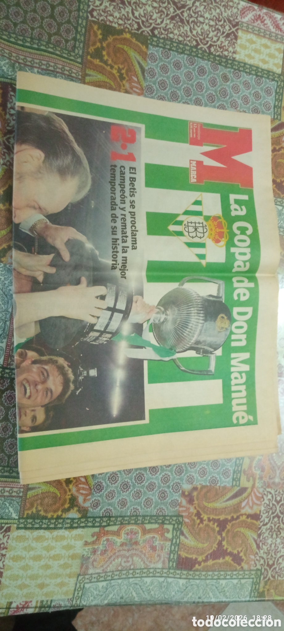 Coleccionismo deportivo: MARCA 2005 REAL BETIS COPA - Foto 3