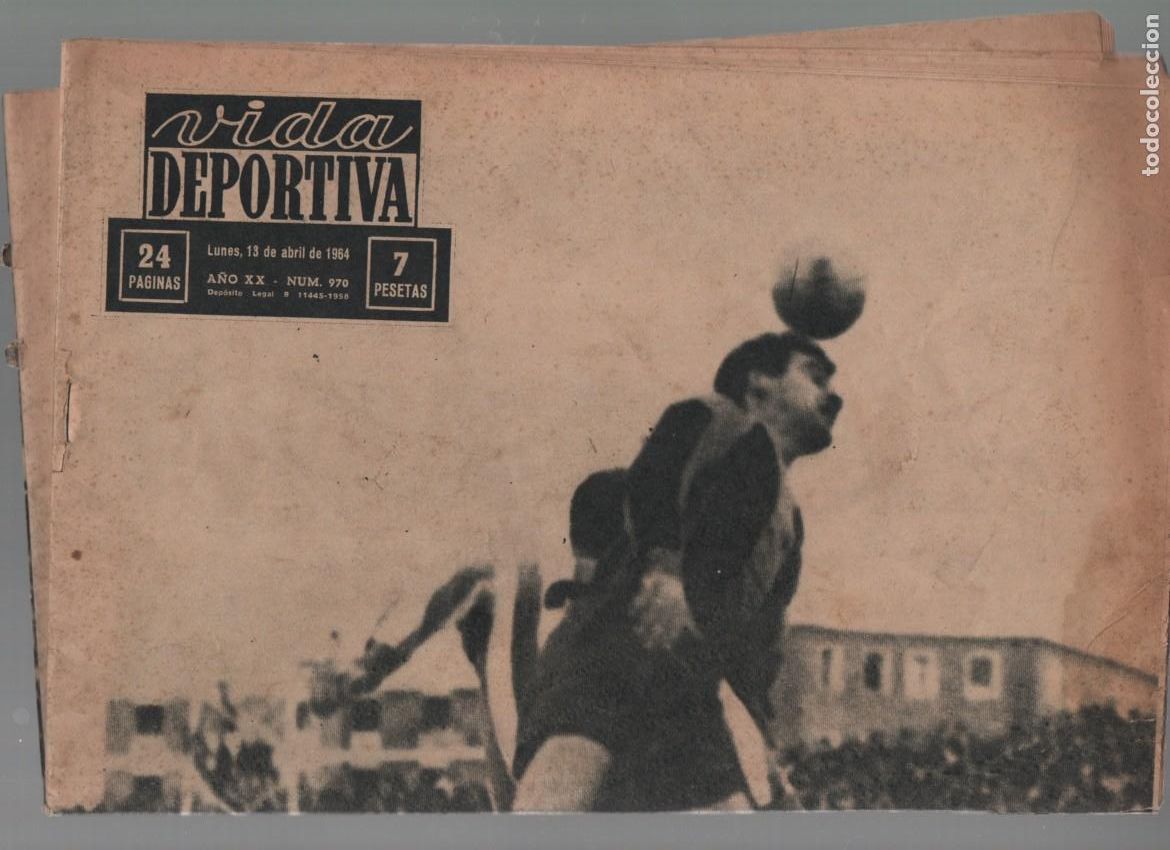 Collezionismo sportivo: VIDA DEPORTIVA N&ordm; 970. VICTORIA DEL BARCELONA EN CORDOBA. (0-2). 13 ABRIL 1964