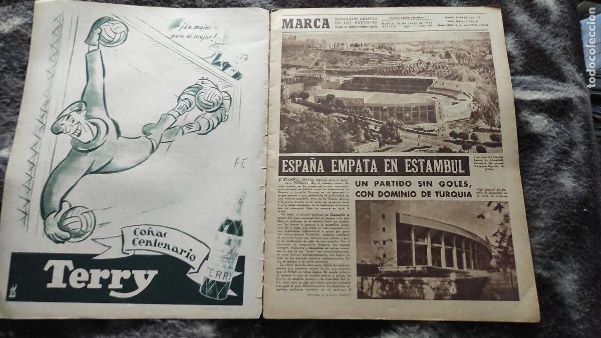 Coleccionismo deportivo: Marca 10 de junio de 1952 Ramallets - Foto 2