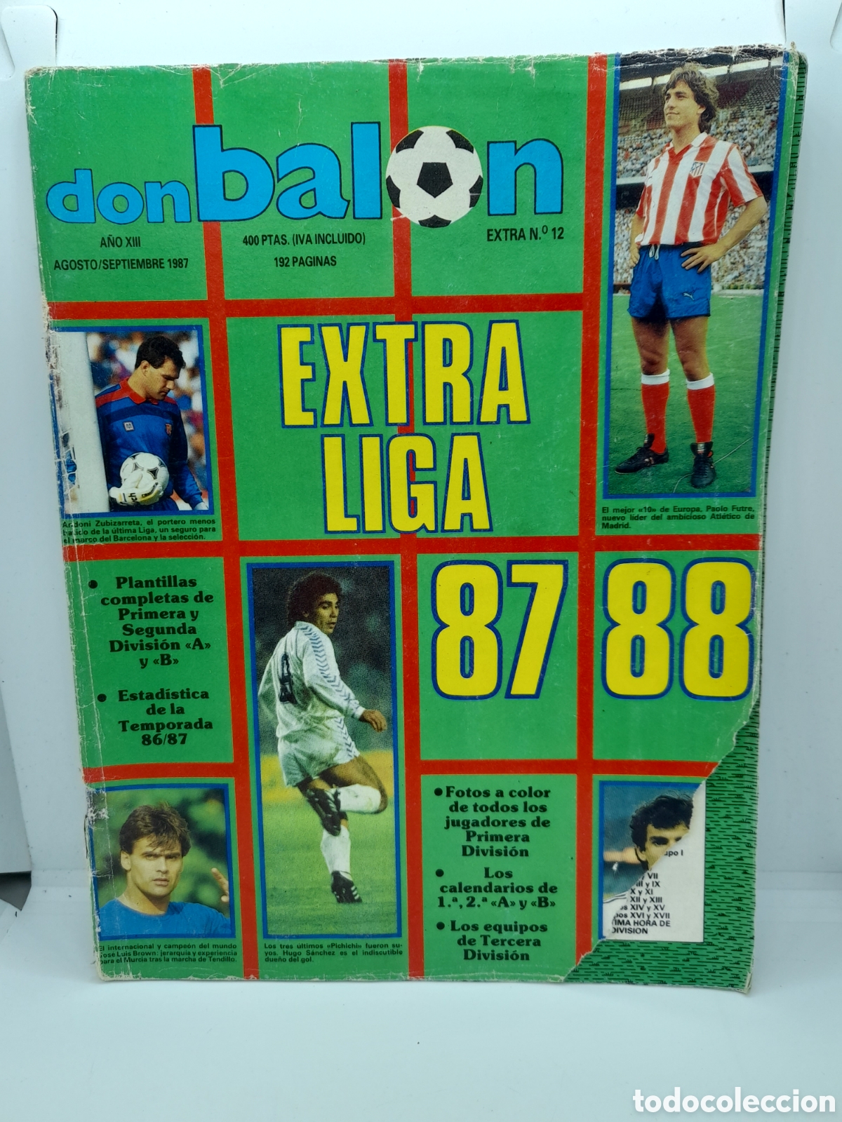 Coleccionismo deportivo: ANTIGUA REVISTA DON BALON. EXTRA LIGA 87/88.