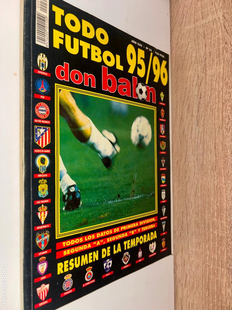 Coleccionismo deportivo: DON BAL&Oacute;N - TODO F&Uacute;TBOL - RESUMEN DE LA TEMPORADA 95/96, A&Ntilde;O XXII, N&Uacute;MERO 33