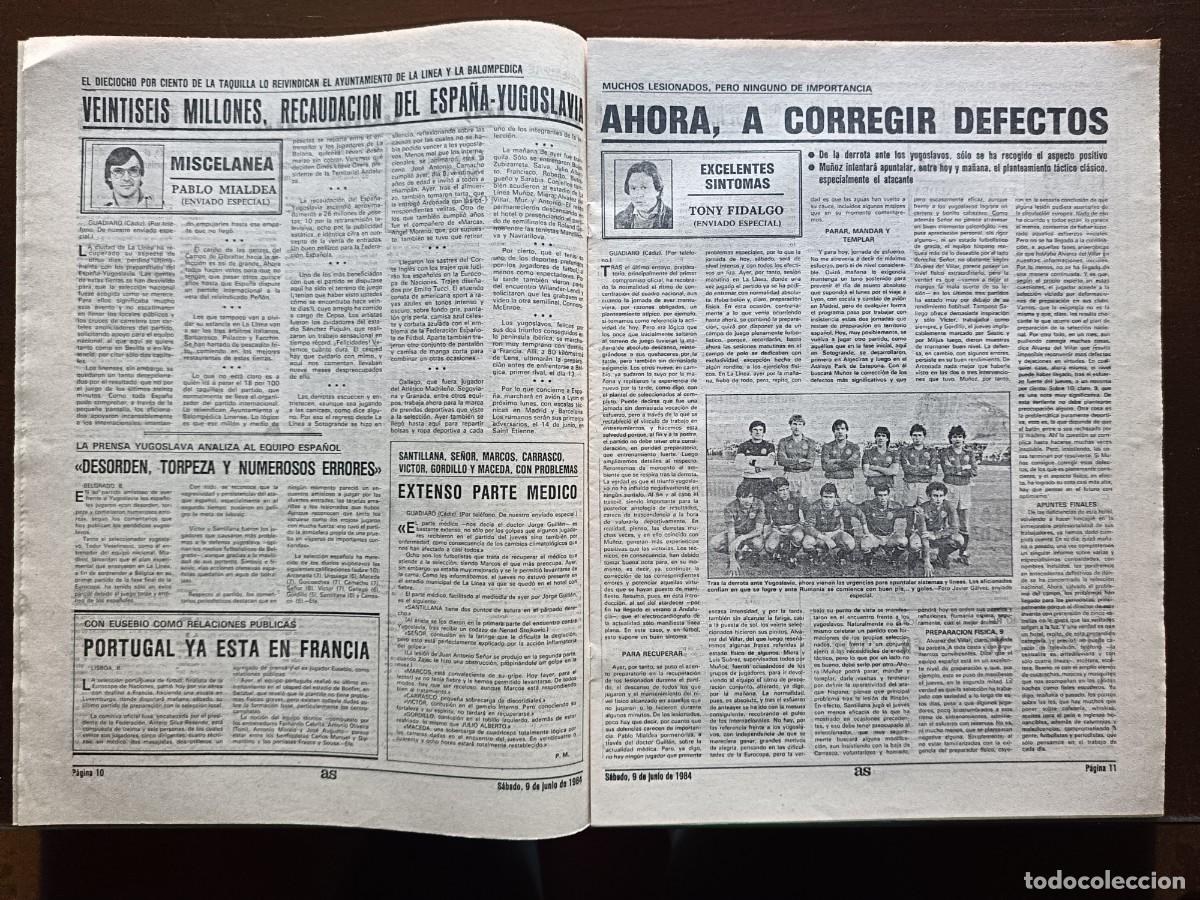 Coleccionismo deportivo: AS-N&Uacute;MERO- 5182- 1984 - Foto 5