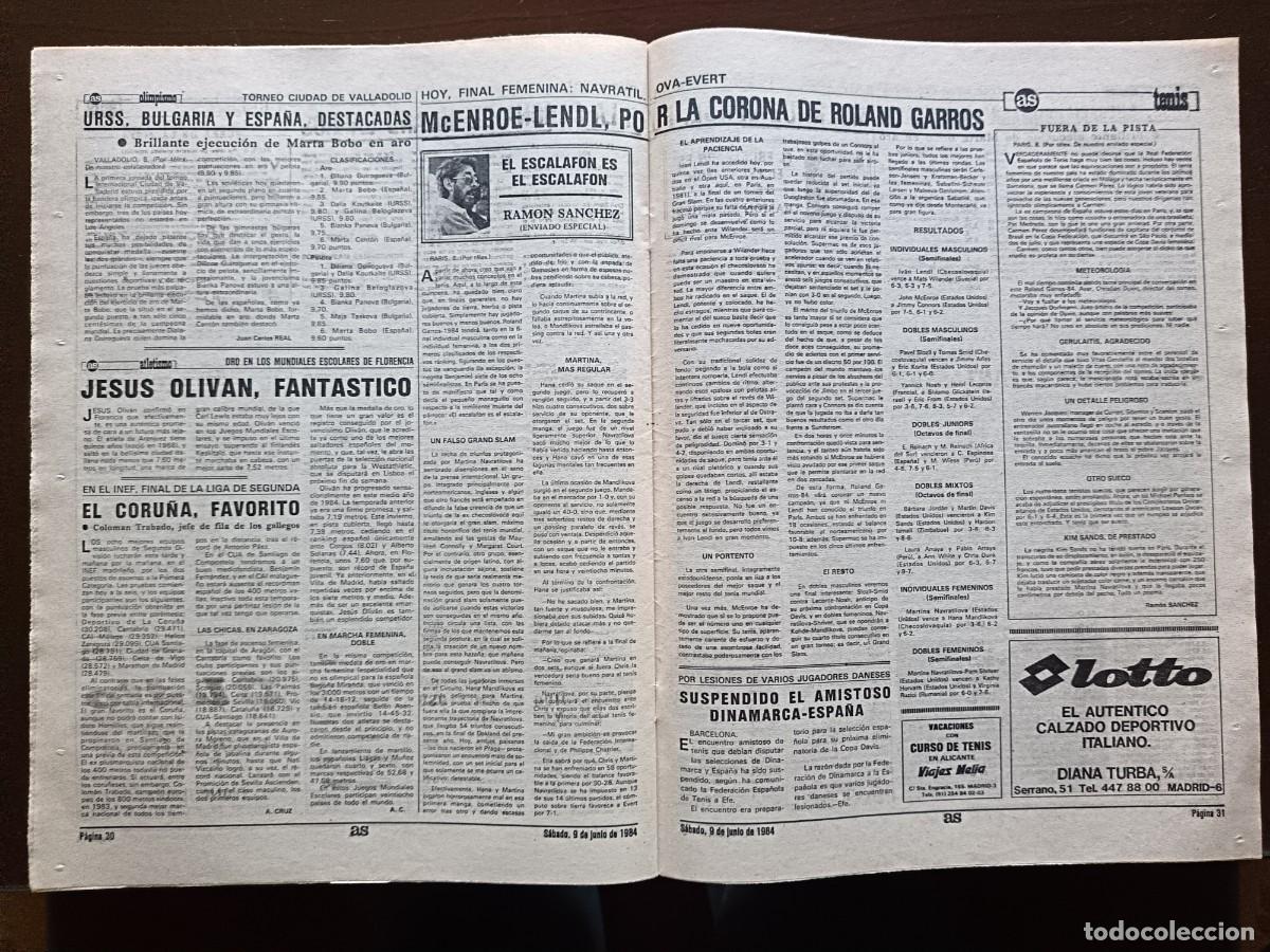 Coleccionismo deportivo: AS-N&Uacute;MERO- 5182- 1984 - Foto 12