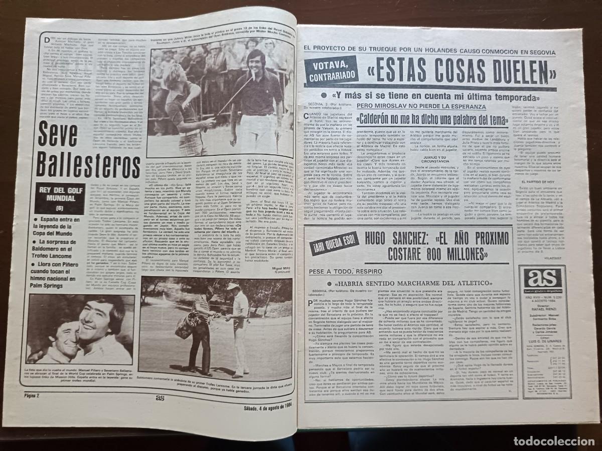 Coleccionismo deportivo: AS-N&Uacute;MERO- 5230- 1984 - Foto 2