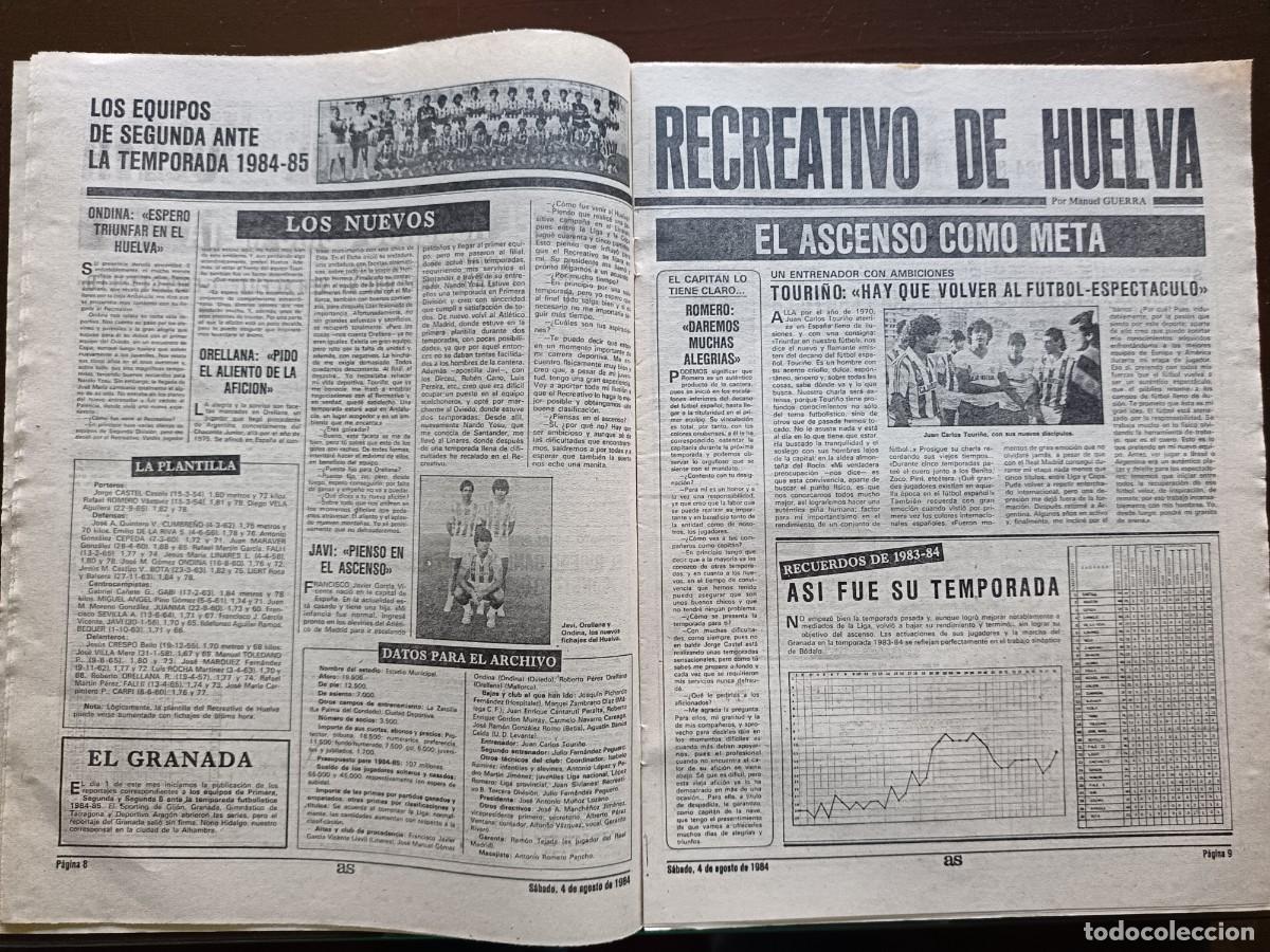 Coleccionismo deportivo: AS-N&Uacute;MERO- 5230- 1984 - Foto 4