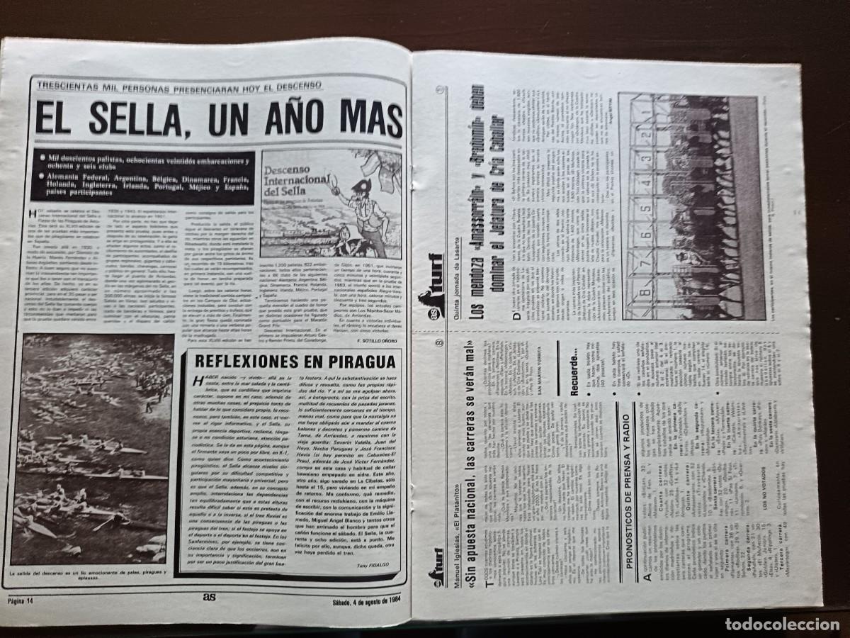 Coleccionismo deportivo: AS-N&Uacute;MERO- 5230- 1984 - Foto 6