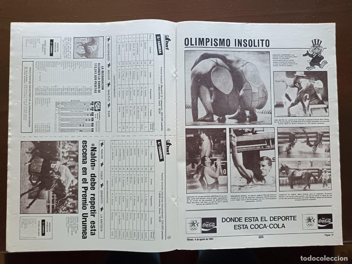 Coleccionismo deportivo: AS-N&Uacute;MERO- 5230- 1984 - Foto 8