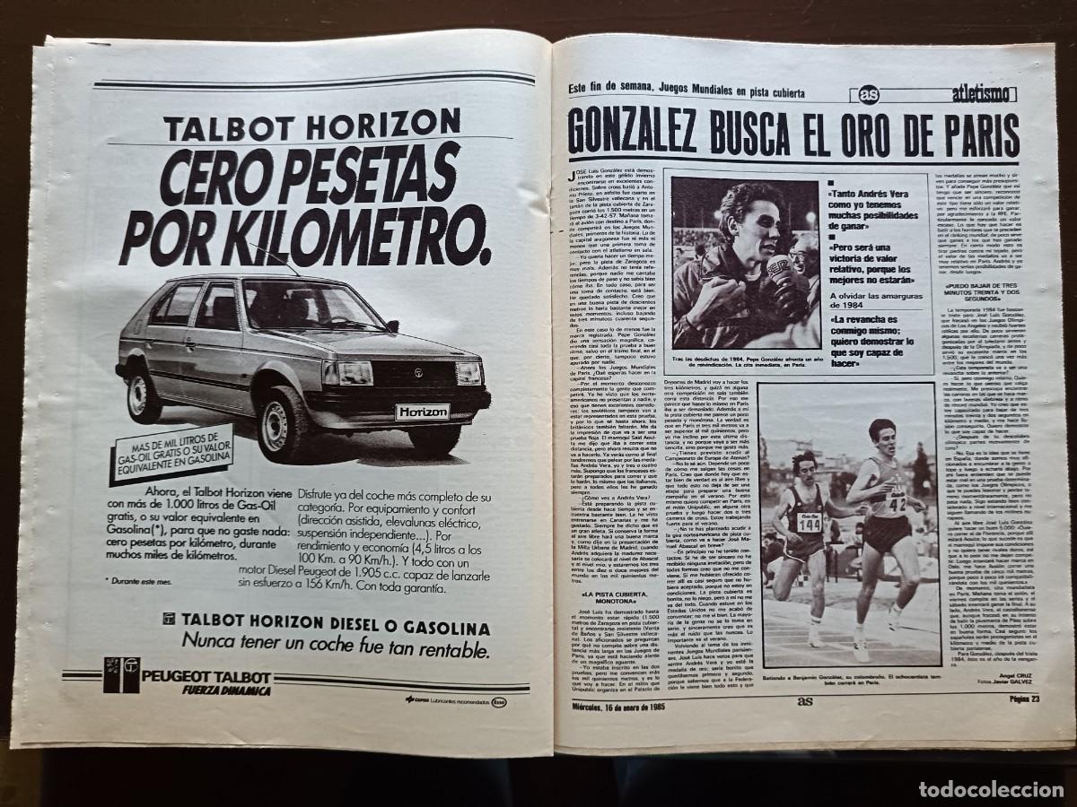 Coleccionismo deportivo: AS-N&Uacute;MERO- 5371- 1985 - Foto 10